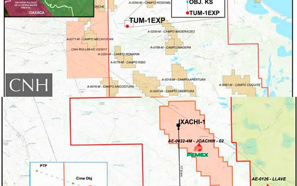 CNH aprueba la perforación de dos pozos exploratorios terrestres a Pemex