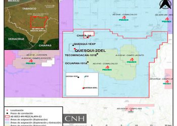 Pemex invertirá 37 millones de dólares en la perforación de Quesqui-2DEL