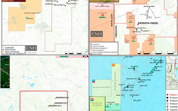 CNH aprueba perforación de pozos exploratorios en campos terrestres y aguas profundas