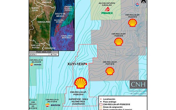 Shell perforará pozo Xuyi en aguas profundas del Golfo de México
