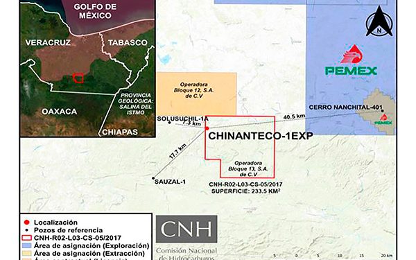 Operadora Bloque 13 invertirá 5 mdd en perforación de pozo Chinanteco