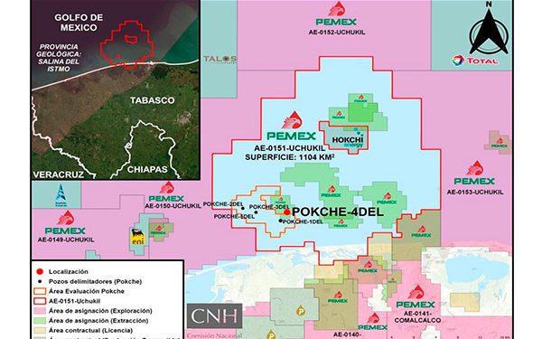 Perforación de Pokche costará 65 millones de dólares a Pemex