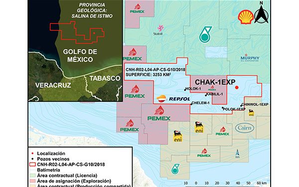 Repsol invertirá 60 MMdD en perforación de aguas profundas en el Golfo de México