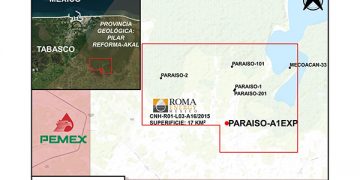 Roma Energy invertirá 2.8 MMdD en perforación de pozo terrestre en Tabasco
