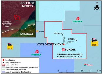 Lukoil Upstream perforará su primer pozo en área contractual de la ronda 2.1