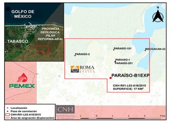 Roma Energy mantiene actividades de exploración en provincia Pilar Reforma-Akal