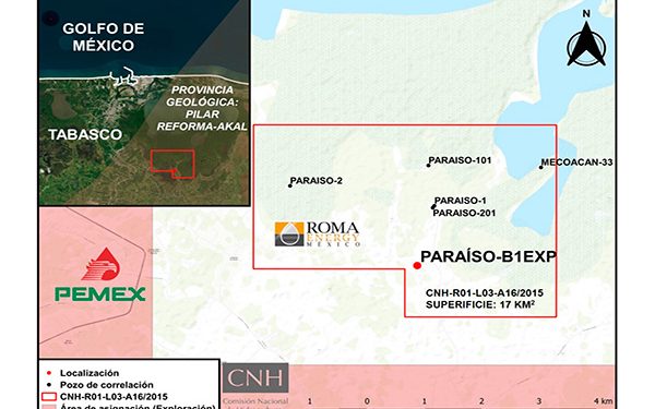 Roma Energy mantiene actividades de exploración en provincia Pilar Reforma-Akal