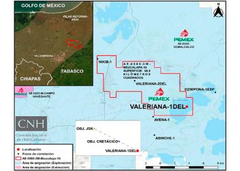 Perforación de Valeriana-1DEL será para disminuir incertidumbre en volumen de hidrocarburos