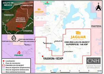 Jaguar invertirá 5.76 MMdD en perforación de Yaxkin