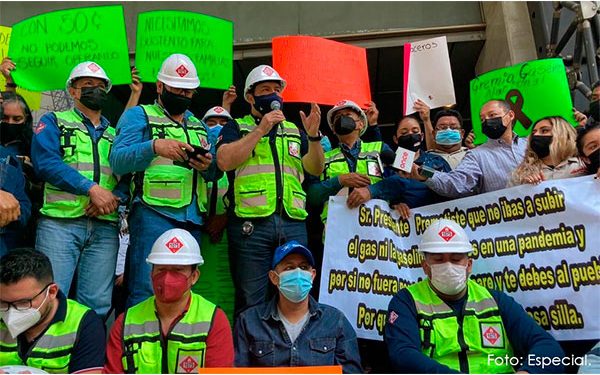 Anuncian gaseros paro de labores por falta de respuesta a sus demandas
