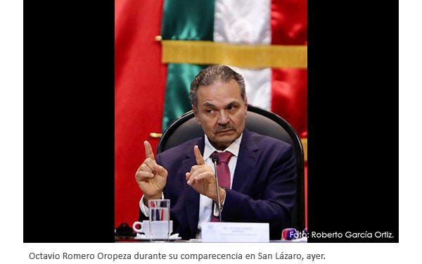 Habrá nueva baja en la carga fiscal de Pemex: Romero Oropeza