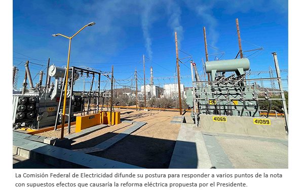 Crítica de EU a reforma eléctrica ‘es falsa’, dice AMLO