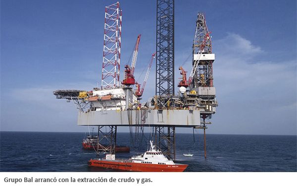 Grupo Bal arrancó con la extracción de crudo y gas