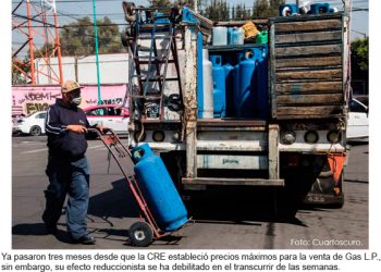 Y vuelve a subir… costo del Gas LP se incrementa 0.4% por presiones internacionales