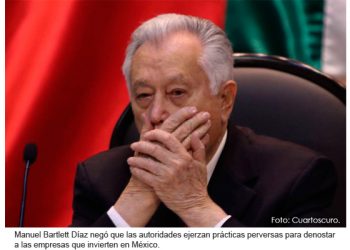 Reforma energética: El CCE se ‘hace la víctima’, afirma Bartlett