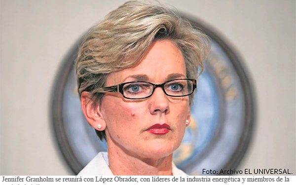 Secretaria de Energía de EU visita a AMLO