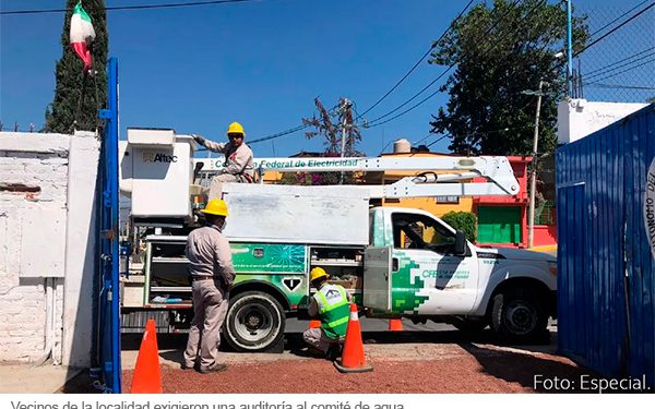 Adeudo de más de 33 millones de pesos deja sin luz ni agua a pobladores de Ayotla, Ixtapaluca