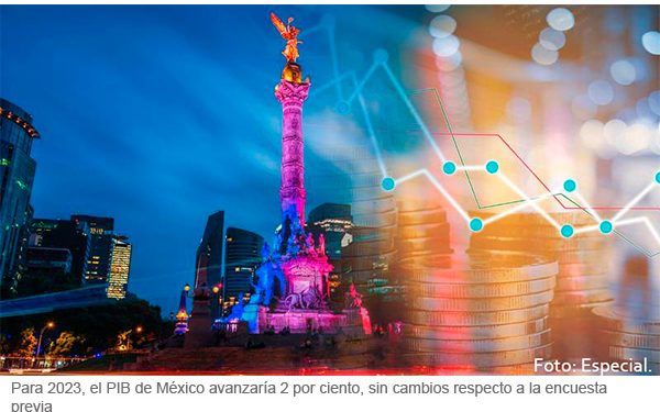 Economía mexicana crecerá solo 1.72% este 2022: Encuesta de Banxico