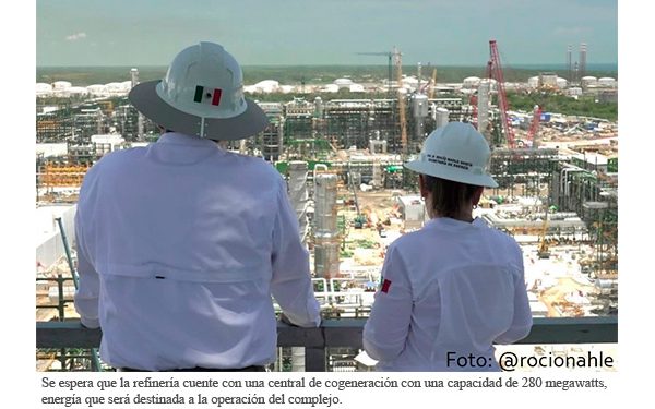 CRE otorga permiso exprés a Pemex para generar energía en refinería Dos Bocas