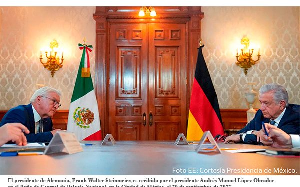 Destaca presidente alemán cooperación con México en energías renovables