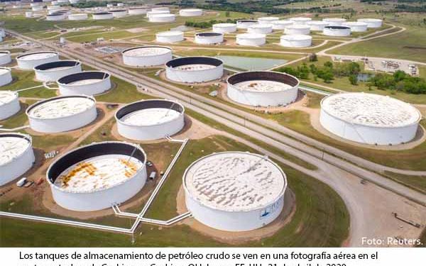 Petróleo retrocede tras datos económicos bajistas de EE.UU.