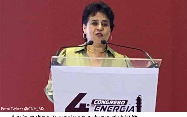 Alma América Porres asumirá como comisionado presidente de la CNH mientras designan sustituto