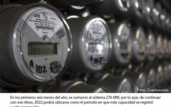 Aumenta generación distribuida en México