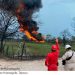 Ruptura en gasoducto de Pemex desata incendio en Tabasco