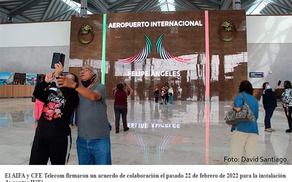 El AIFA reconoce riesgo de vulneración de datos en puntos WiFi de CFE Telecom