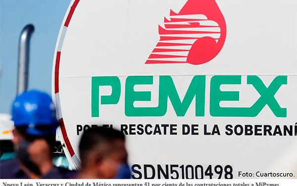 Pemex disminuye emisiones de azufre en 23.7% y metano en 17%