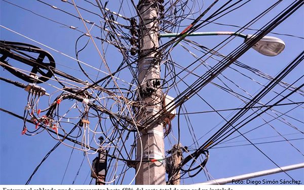 El reordenamiento de cableado en la CDMX ya inició y costará 46,200 mdp