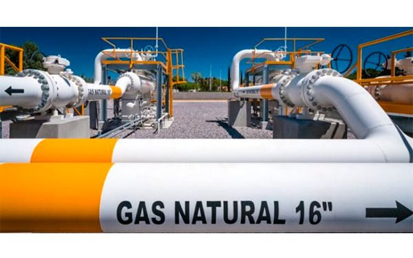 Suministro de gas natural al sur del país