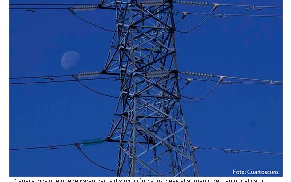 Onda de calor: Sube la demanda de electricidad, pero Cenace garantiza abasto