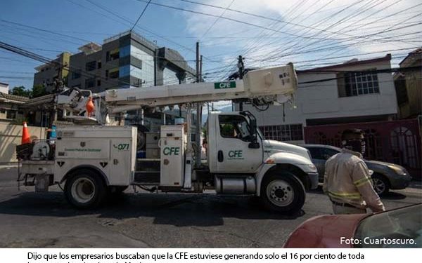 El fracaso de la CFE le conviene a la IP, AMLO la acusa de querer «tragarse» el mercado eléctrico