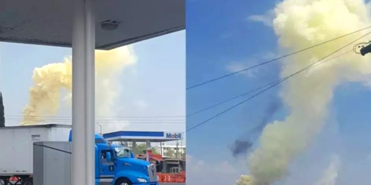 Reportan fuga de gas tóxico en refinería de Salamanca de Pemex