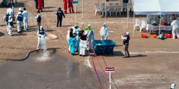 Marina refuerza protocolos con Simulacro de Derrame de Hidrocarburos en la Costa de Tuxpan, Veracruz