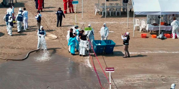 Marina refuerza protocolos con Simulacro de Derrame de Hidrocarburos en la Costa de Tuxpan, Veracruz