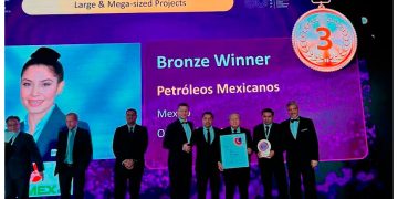 Obtiene Refinería Olmeca tercer lugar en el Premio Internacional a la Excelencia en Proyectos 2025