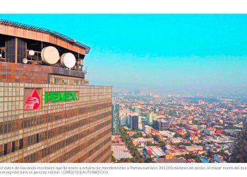 Pago del servicio de la deuda de Pemex aumentó 23.8% entre enero y octubre