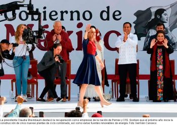 Recuperación de Pemex y CFE, un gran logro de la transformación: Sheinbaum