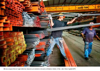 Importaciones de acero en EU caen 21% por aranceles; industria los defiende