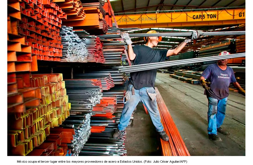 Importaciones de acero en EU caen 21% por aranceles; industria los defiende