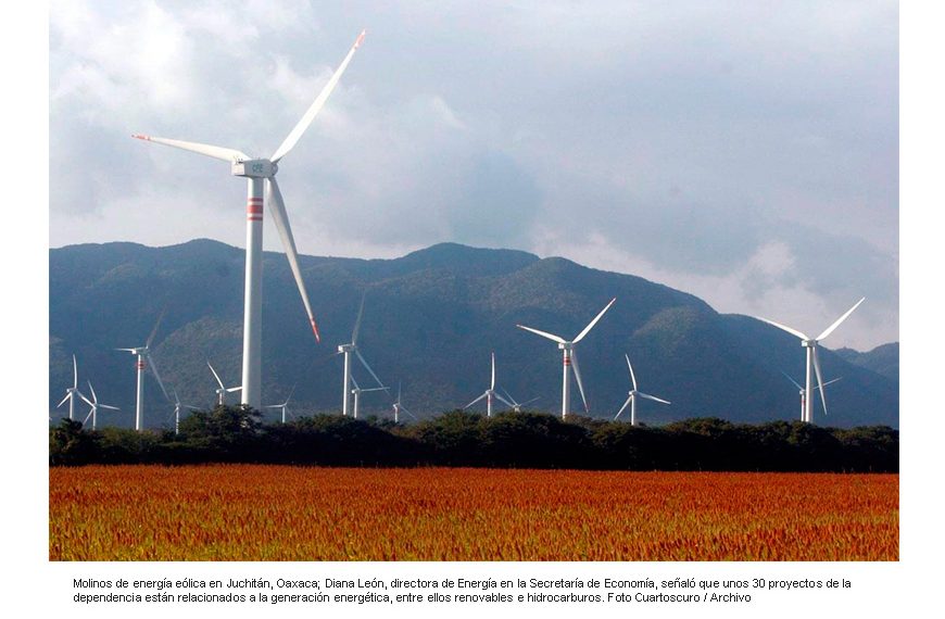 Proyectos de energía suman cerca de 200 mil mdd: SE