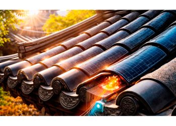 Recuperan una técnica china milenaria y la convierten en tejas solares que generan electricidad y pueden salvar edificios del fuego