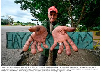 Cuba: ante crisis energética, recurren a carbón y paneles solares