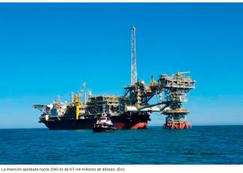 Eni lidera producción petrolera privada del país con un 90%