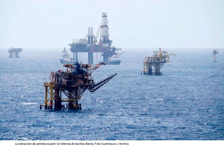 Repuntó en abril la producción de Pemex; aumento fue de 1.5% anual