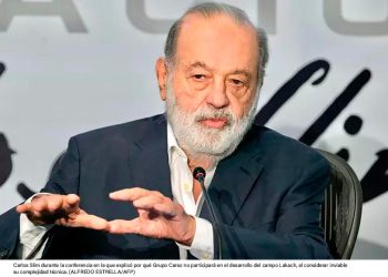 Carlos Slim descarta desarrollo de Lakach por considerarlo “irracional”
