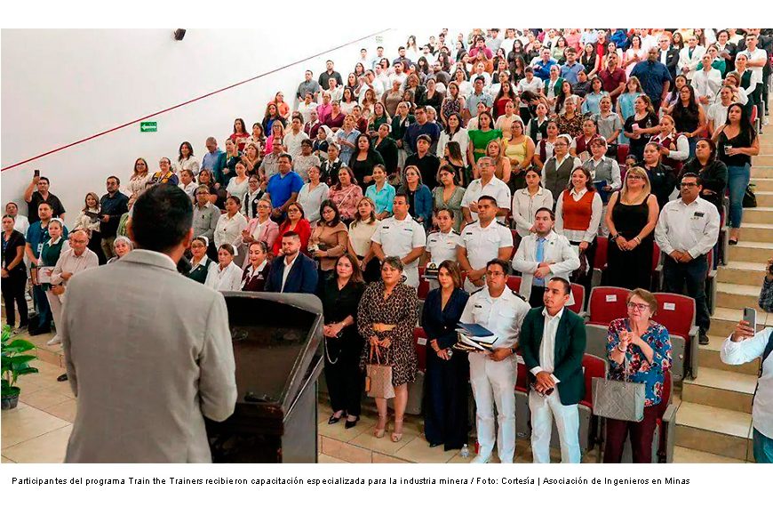 Capacitan a 105 profesionales mineros en Sonora con programa internacional