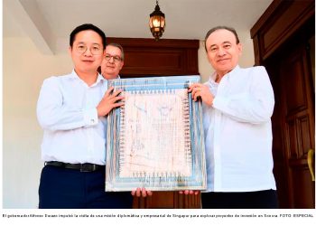 Sonora busca inversiones de Singapur en minería, energía y manufactura; misión empresarial visita Guaymas
